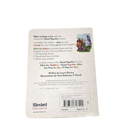 Bible for Babies Hard Page Book - Picture 4 of 5